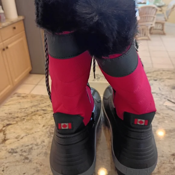 Pajar Canada Black&Hot PinkBootsNWT MSRP$498 ExtremeQuality&Comfort AwesomePrice - Picture 4 of 6
